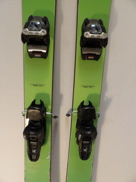 Mens Wagner Custom w/ Squire Size 170cm Downhill Skis - Green