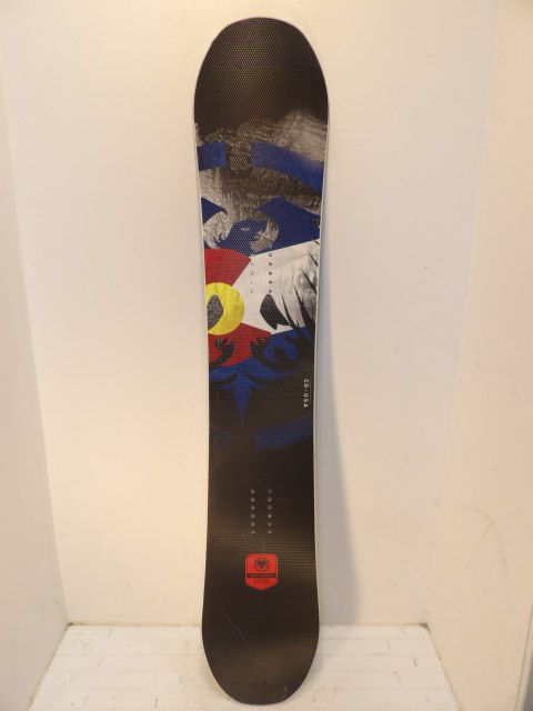 Mens Never Summer Heritage Size 156cm Snowboard - Black / Elk Range