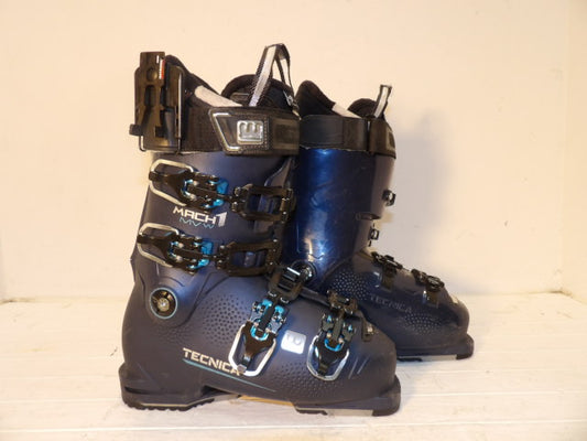 Womens Tecnica Mach 1 110 Size 24.5 Downhill Boots - Blue