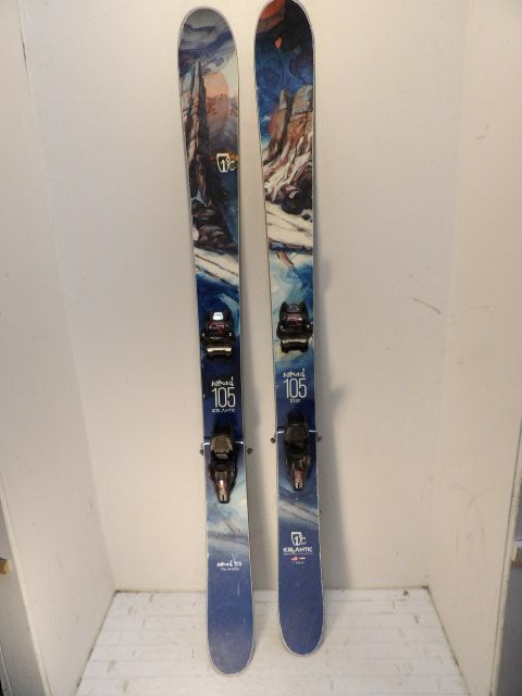 Mens Icelantic Nomad 105 w/ Jester  Size 171cm Downhill Skis - Blue