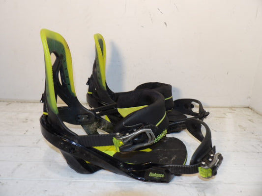 Men's Salomon Balance Size Medium Bindings - Black/Yellow