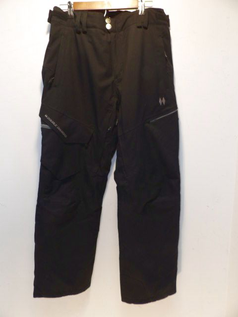 Mens Double Diamond Size Large Black Pants - Black