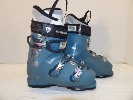 Womens Rossignol Kelia Size 24.5 Downhill Boots - Teal