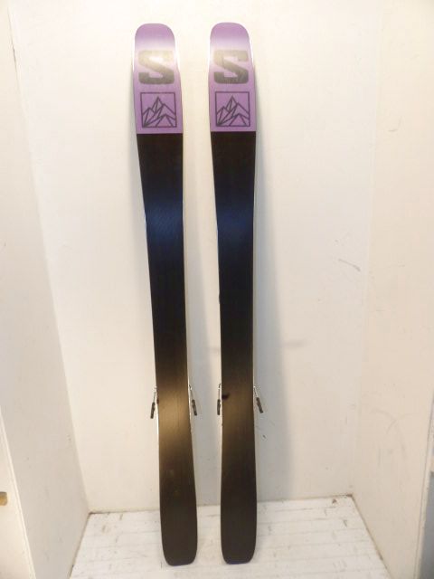 Womens Salomon QST Lumen 98 w/ Warden Size 168cm Downhill Skis - Light Green