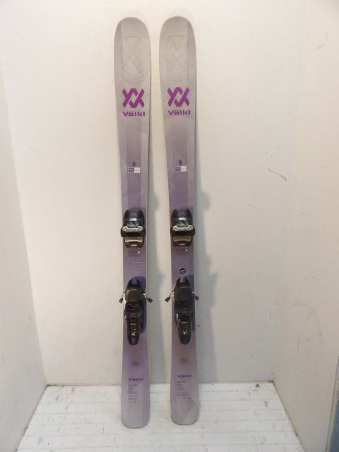 Womens Volkl Kenja 88 w/ Marker Squire Size 149cm Downhill Skis - Purple