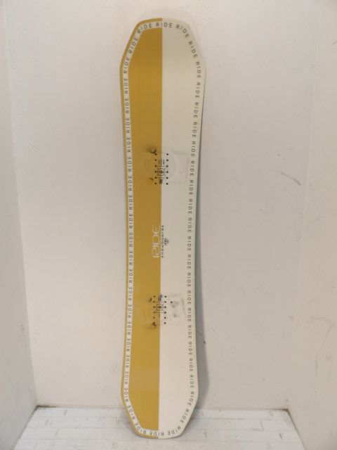 Men's Ride Zero Size 147cm Snowboard - White/Tan