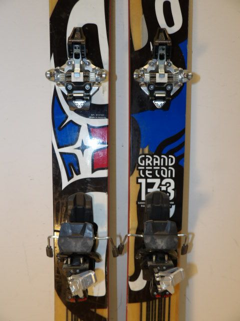 Mens Dynafit Grand Teton w/Dynafit ST & Skins Size 173cm AT Skis - Wood/Multi