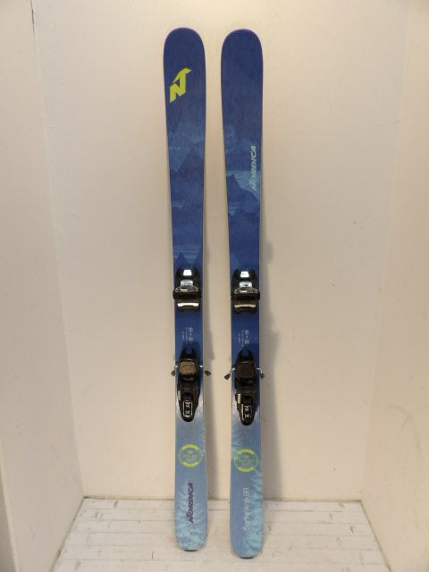 Womens Nordica Santa Ana w/ Squire Size 158cm Downhill Skis - Blue