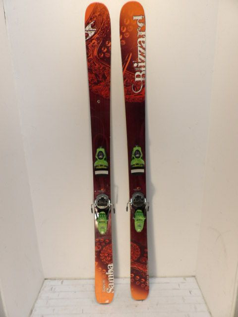 Mens Blizzard Samba w/ Look Pivot Size 166cm Downhill Skis - Orange