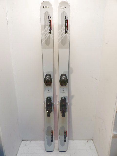 Mens Salomon QST Blank w/ Warden 13  Size 178cm Downhill Skis - White