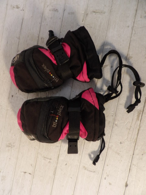 Youth Swany Mitts - Black/Pink