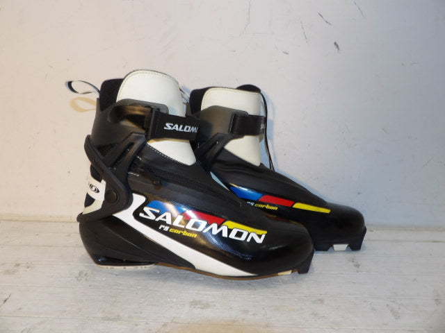 Salomon RS Carbon Size 8.5 Cross Country Boots - Black
