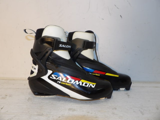 Salomon RS Carbon Size 8.5 Cross Country Boots - Black