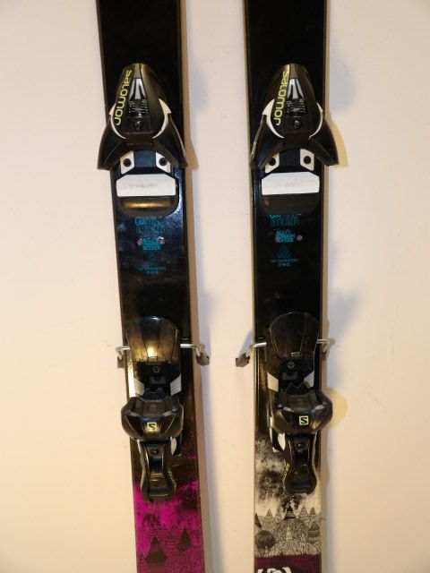 2014 Womens K2 Miss Demeanor Size 169cm Downhill Skis - Purple / White