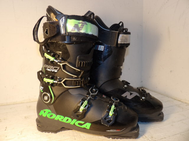Mens Nordica Pro Machine 120 Size 28.5 Downhill Boots - Black / Green