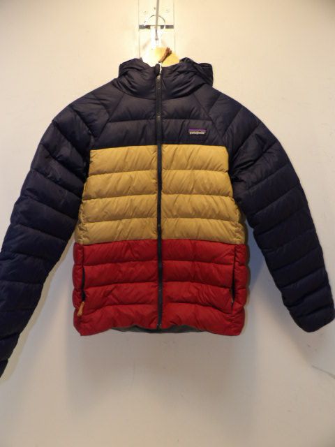 Youth Patagonia Medium Blue Jacket - Blue / Tan