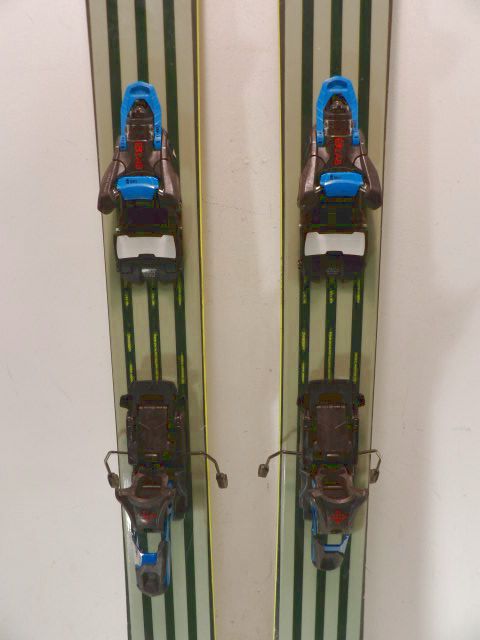 Men's black crows anima 115 w/ S Lab Shift Size 189cm AT Skis - Green