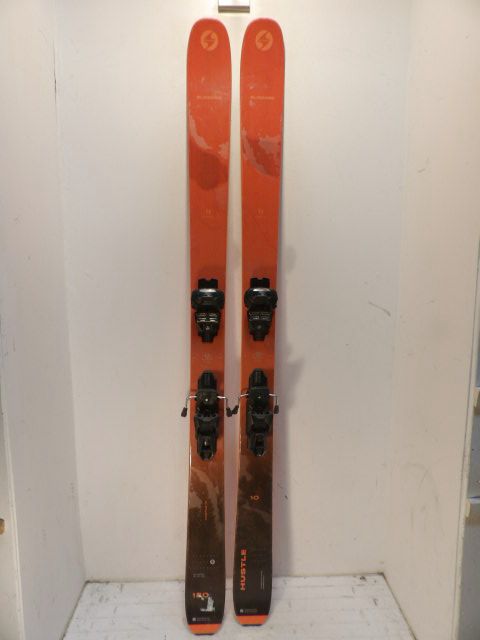 Mens Blizzard Hustle 10 w/Attack 14 Size 180cm Downhill Skis - Orange