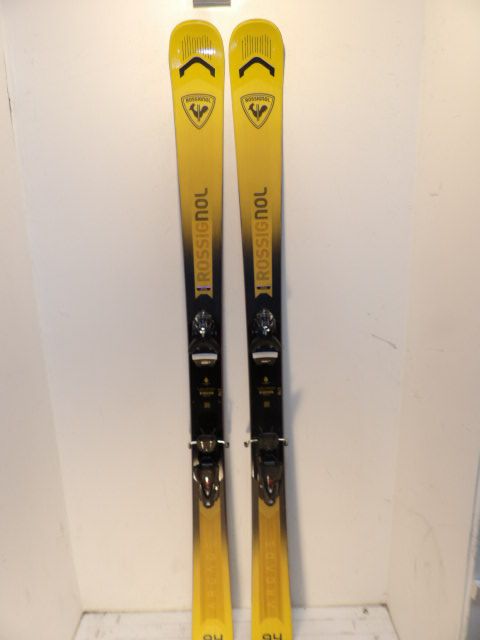 Mens Rossignol Arcade 94 w/ Look Size 178cm Downhill Skis - Tan / Black