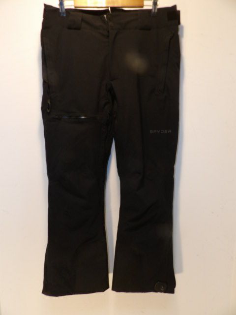 Men's Spyder Size Medium Black Pants - Black