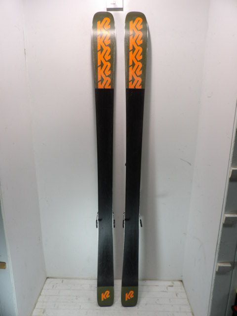 Mens K2 Mindbender w/ Salomon M11 Size 182cm Downhill Skis - Green