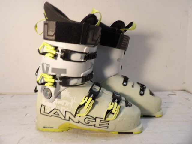 Mens Lange XT 120 Size 27.5 Downhill Boots - White / Yellow