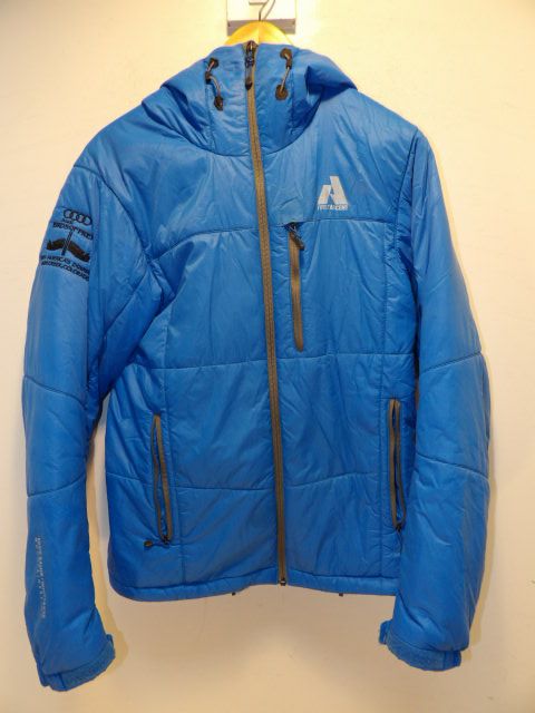 Mens First Ascent Puffy Size Small Blue Jacket - Blue