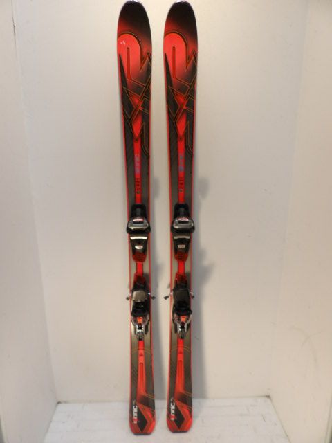 Mens K2 Ikonic 85 w/ Marker GW Size 170cm Downhill Skis - Orange / Black