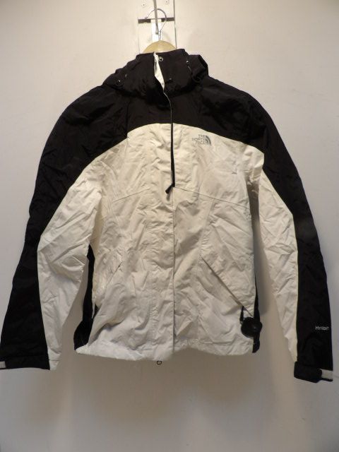 Women's North Face Size Medium White Jacket - White / Black