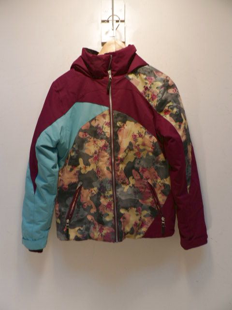 Youth Obermeyer XL Purple Jacket - Floral