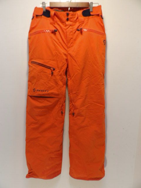 Mens Scott Size Large Orange Pants - Orange