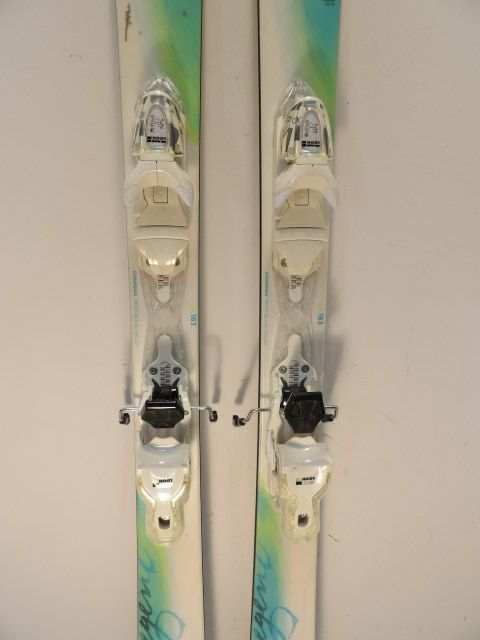 Womens Dynastar Legend 84 W w/ Look Size 163cm Downhill Skis - White / Mint