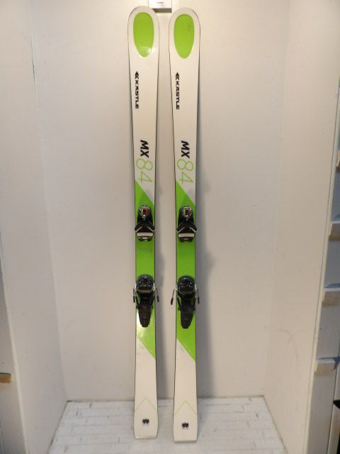 Mens Kastle MX 84 Size 184cm Downhill Skis - Green / White