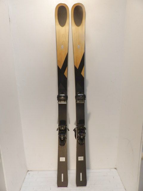 Mens Kastle Proto Size 170cm w/ Attack Downhill Skis - Black / Wood