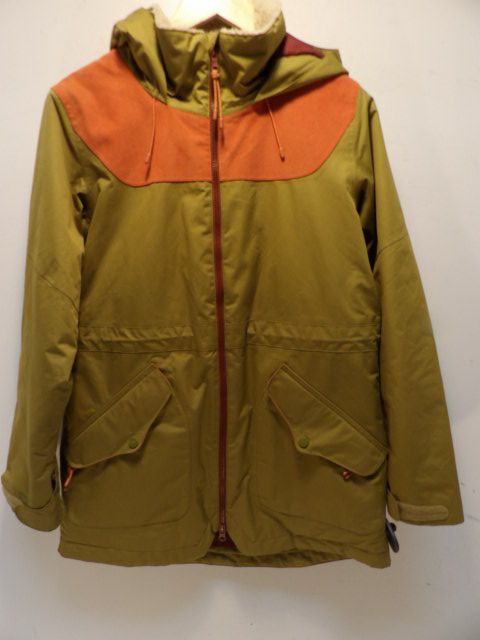 Women's Burton Size Small Gold Jacket - Gold
