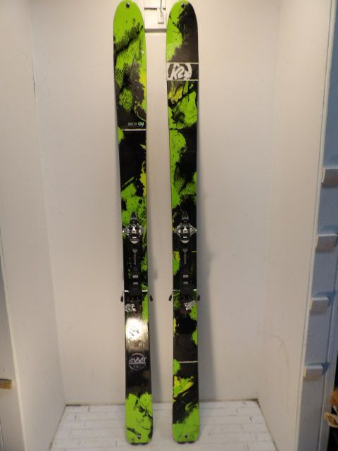 Mens K2 Annex 108 w/ Dynafit FT Size 191cm AT Skis - Black / Green