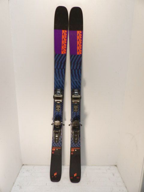 Womens K2 Mindbender 88 w/ Marker Size 156cm Downhill Skis - Purple