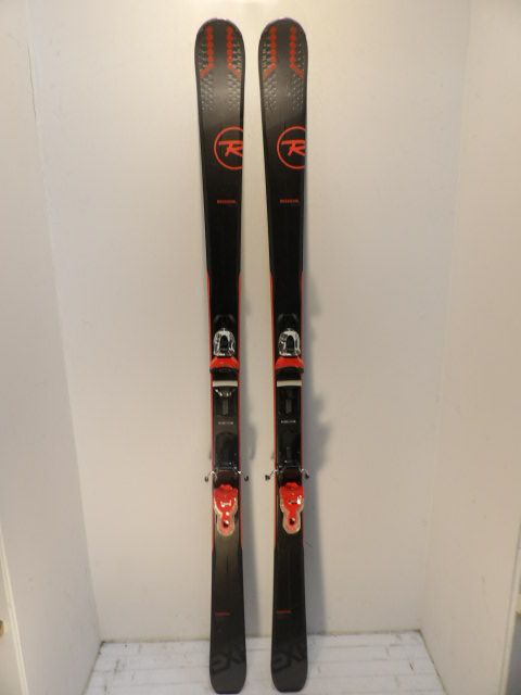 Mens Rossignol Exp 74 w/ Look Size 176cm Downhill Skis - Black