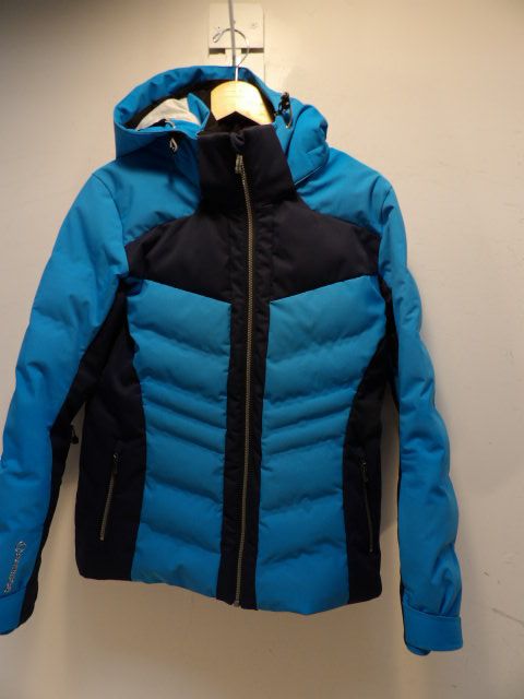 Women's Sunice Puffy Jacket Size 10 Blue Jacket - Blue / Dark Blue
