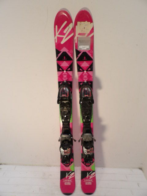 Youth K2 Luv Bug Size 100cm Kids Skis