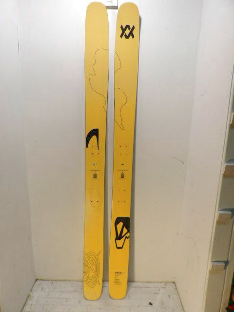 Men's Volkl Revolt 121 Size 184cm Downhill Skis - Yellow