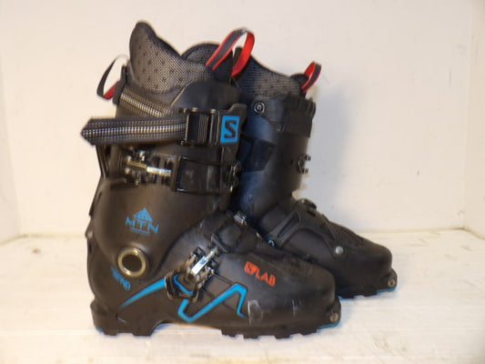 Mens Salomon S LAB MTN Size 26.5 AT Boots - Black / Blue