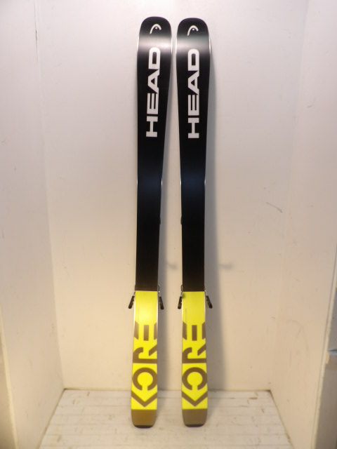 Men's Head Kore 93 w/ Warden13 Size 170cm Downhill Skis - Black/Yellow