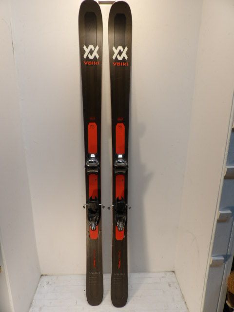 Mens Volkl M5 Mantra w Griffon  Size 184cm Downhill Skis - Grey / Red