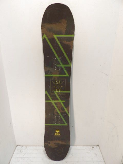 Men's Never Summer Ripsaw Size 156cm Snowboard - Black / Green
