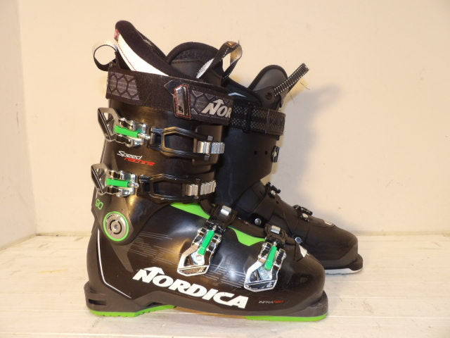 Mens Nordica Speed Machine Size 27.5 Downhill Boots - Black / Green