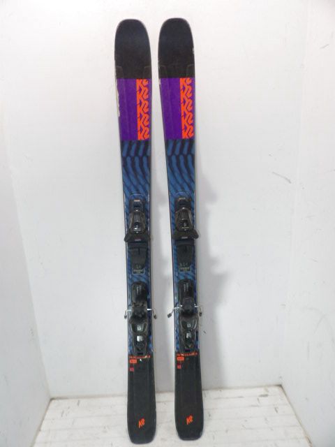 Womens K2 Mindbende 88 w/ Salomon Size 149cm Downhill Skis - Purple / Black