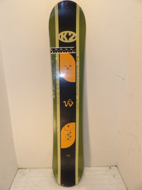 Mens K2 Gateway Size 154cm Snowboard - Green / Black