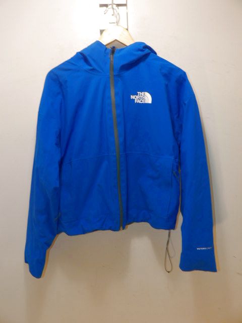 Women's North Face Cropped Size Large Blue Jacket - Blue