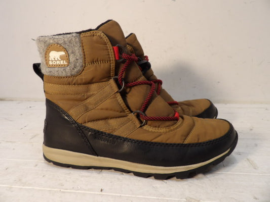 Youth Sorel Brown Snow Boots - Size 5